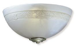 Damask 1 Light Brass Glass Wall 